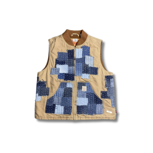 "Sashiko Denim Vest"